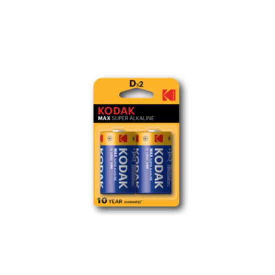 Kodak Max Μπαταρία Αλκαλική D 2 τεμ