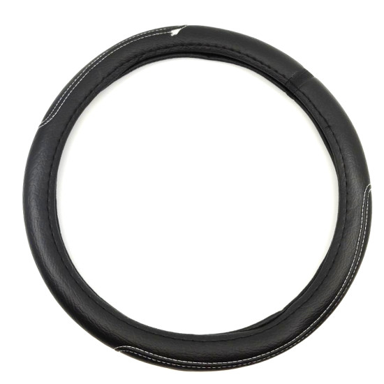 Κάλυμμα Τιμονιού Μαύρο Universal 38cm