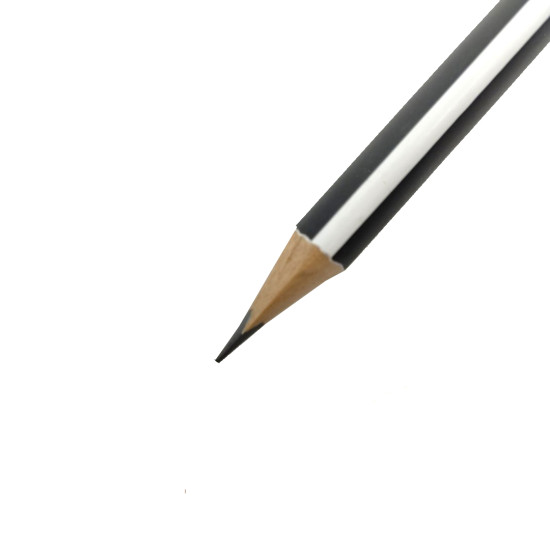 Μολύβια Σετ HB Zebra Με Γόμα 2 Σχέδια 12τμχ 21,5x5x1,5cm