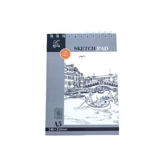 Μπλοκ Σχεδίου Σπιράλ Α5 24Φ 160gr 14,8x21cm