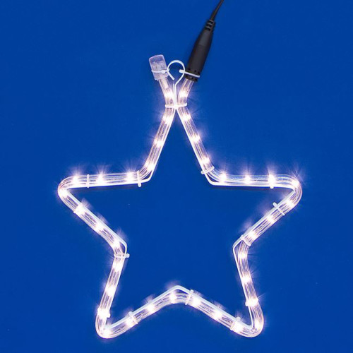 Φωτοσωλήνας Αστέρι Led Λευκό Ψυχρό 30x30cm