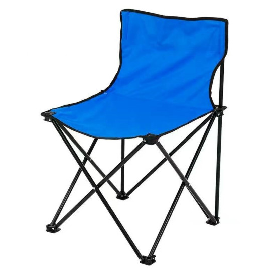 Καρέκλα Camping Πτυσσόμενη Μεταλλική Σε 4 Χρώματα 44x44x30cm