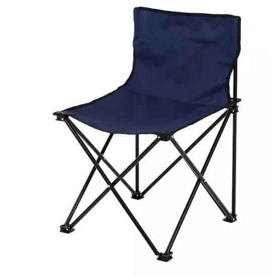 Καρέκλα Camping Πτυσσόμενη Μεταλλική Σε 4 Χρώματα 44x44x30cm