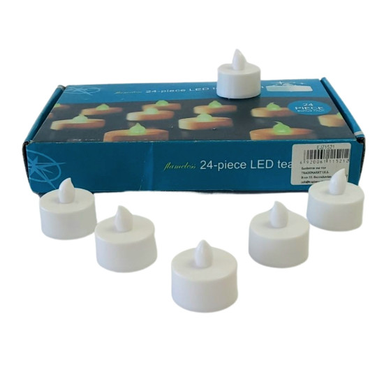 Κερί Ρεσώ Led Μπατ. Κίτρινη Φλόγα 3,5x2cm Σ24