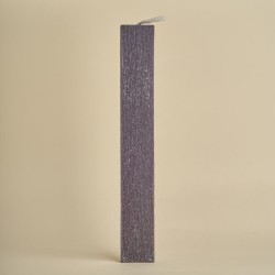 Λαμπάδα Σαγρέ Πλακέ – Μαύρη 26cm