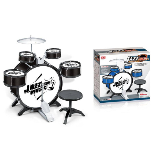 Σετ Ντραμς Με Τύμπανα, Πιατίνι & Σκαμπό