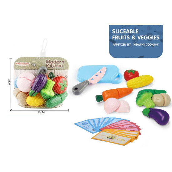 Σετ Λαχανικών Με Επιφάνεια Κοπής