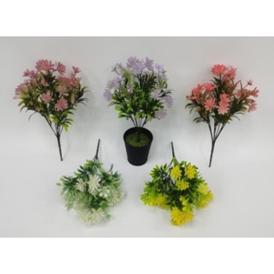 Μπουκέτο Λωτός Διάφορα Χρώματα 34cm