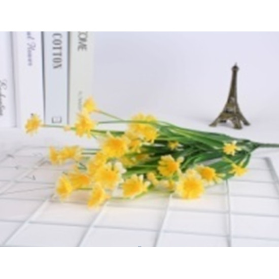 Κλαδί Διακοσμητικό Μαργαρίτες 4 Χρώματα 30cm