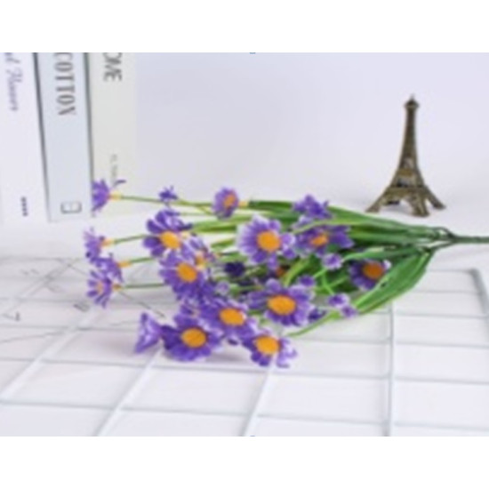 Κλαδί Διακοσμητικό Μαργαρίτες 4 Χρώματα 30cm