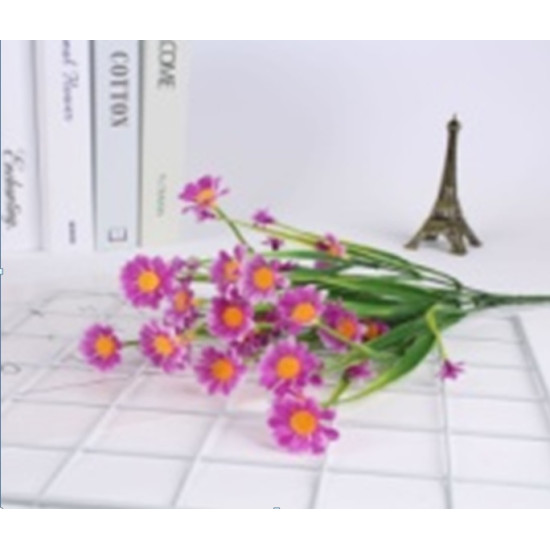 Κλαδί Διακοσμητικό Μαργαρίτες 4 Χρώματα 30cm