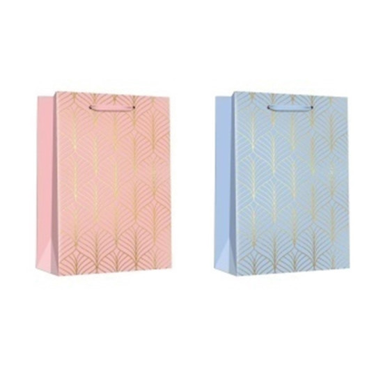 Τσάντα Δώρου Χάρτινη Ολογραφική 4 Χρώματα 31x42x12cm Σ12