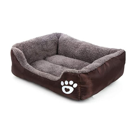 Κρεβάτι Κατοικιδίου Τετράγωνο 4 Χρώματα 80x60x13cm