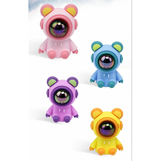 Ξύστρα Αστροναύτης-Αρκουδάκι 4 Χρώματα Display 24