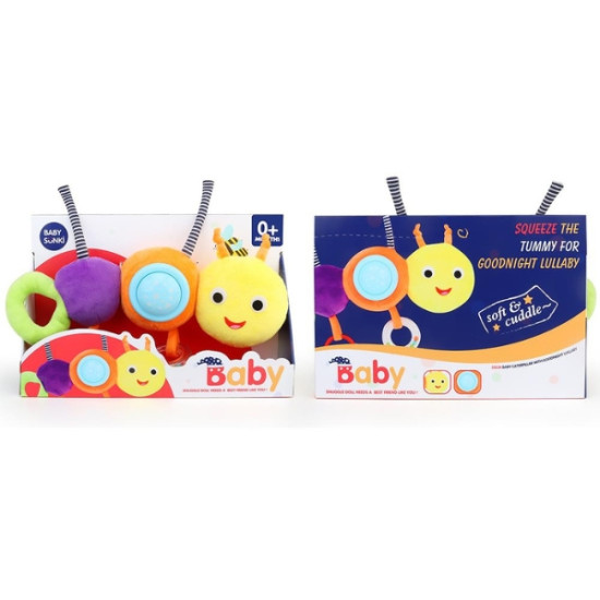 Μουσικό Παιχνίδι Κούνιας Κάμπια 35cm Με Ήχο Και Φως 32,5x34x25cm Σ36