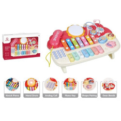 Βρεφικό Πιανάκι-Ξυλόφωνο Δραστηριοτήτων 44x10x28cm Σ12