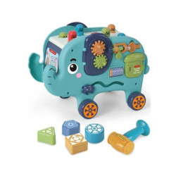 Βρεφικό Παιχνίδι Δραστηριοτήτων Ελεφαντάκι Με 6 Λειτουργίες 26x14x19cm Σ12