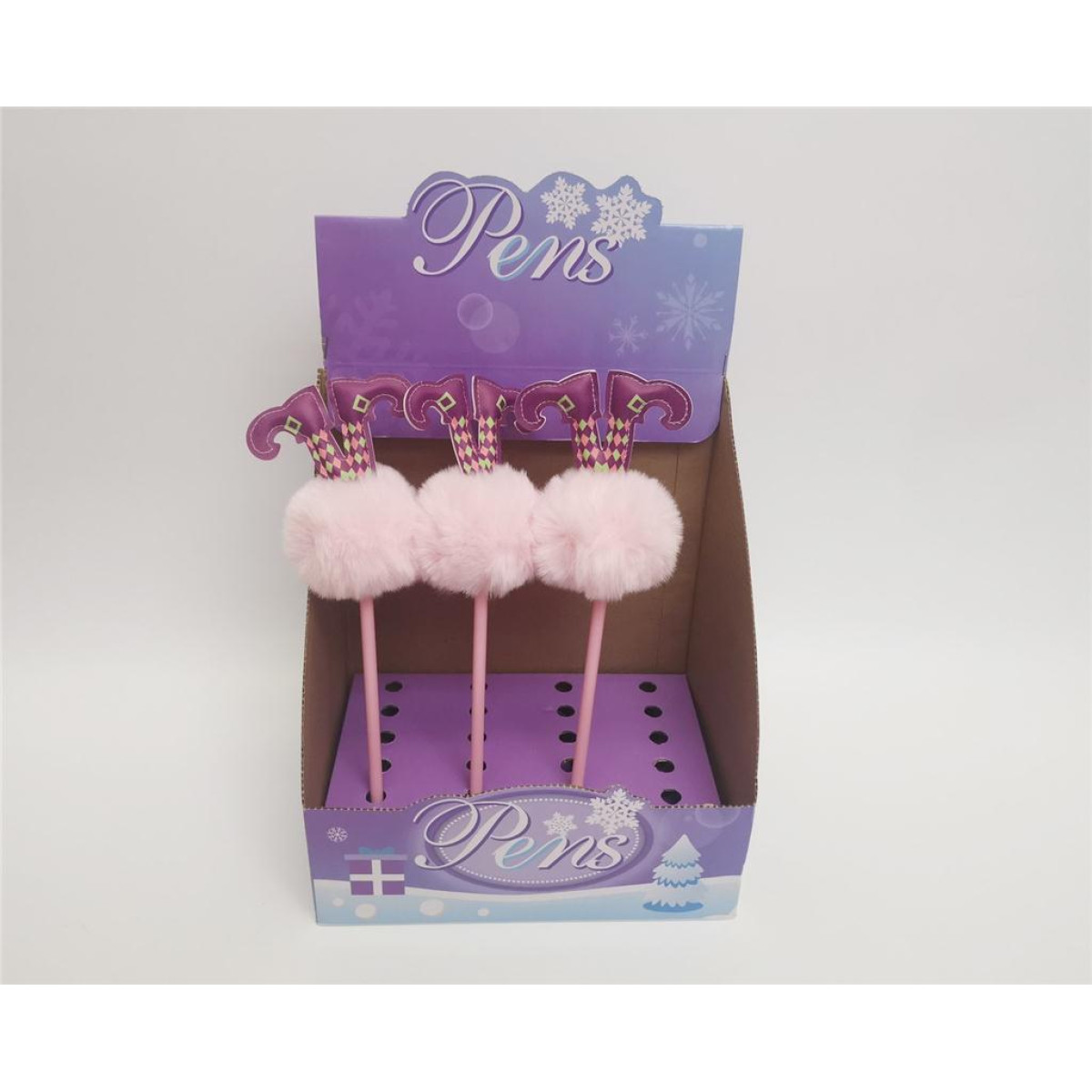 Στυλό Ανάποδα Ποδαράκια Με Pompon 22cm Display 16