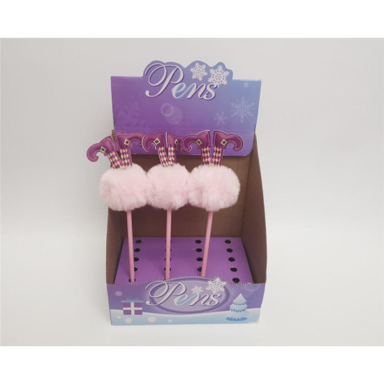 Στυλό Ανάποδα Ποδαράκια Με Pompon 22cm Display 16