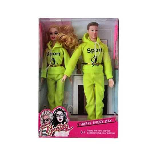 Κούκλες Μανεκέν 29cm Με Αθλητικά Ρούχα 2 Χρώματα