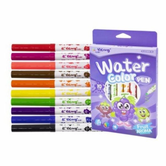 Μαρκαδόροι Λεπτοί Αρωματικοί 10τμχ 4 Σχέδια Σ24