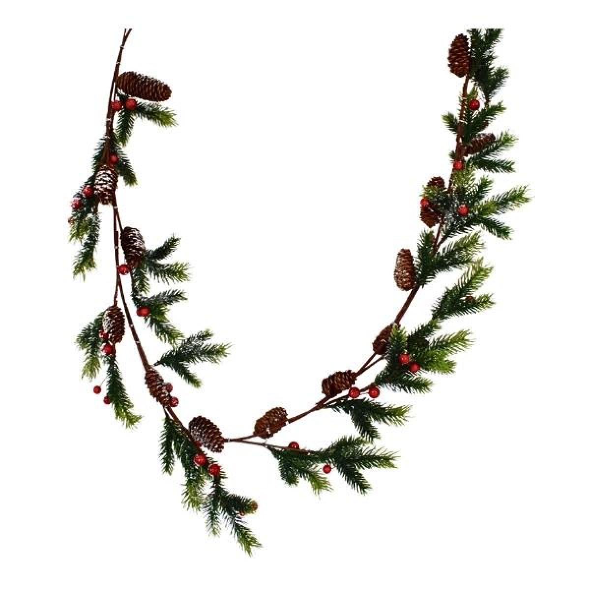 Χριστουγεννιάτικη Γιρλάντα Με Γκι Και Berries 150cm