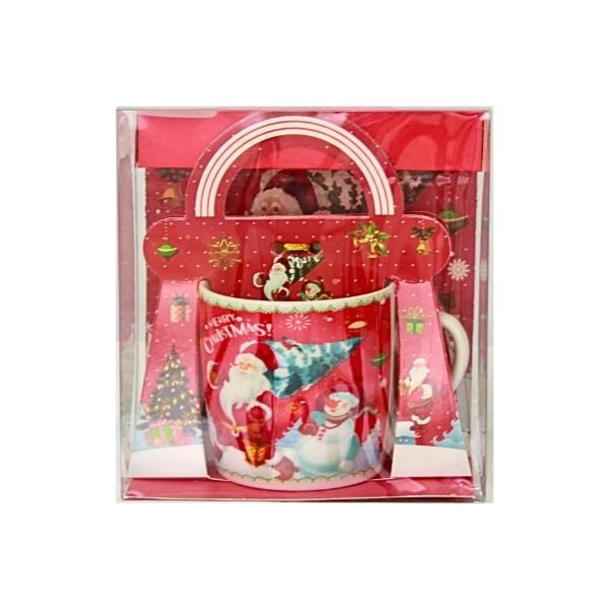 Χριστουγεννιάτικη Κούπα 380ml 4 Σχέδια 13x14x8cm