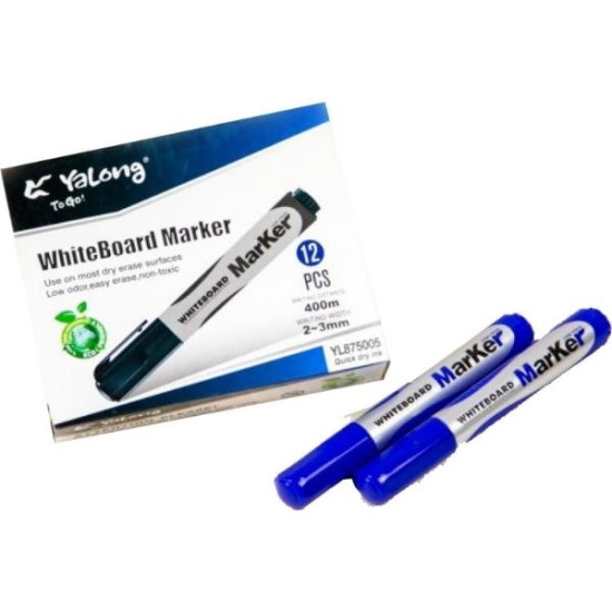 Μαρκαδόρος Ασπροπίνακα Μπλε 2~3mm Σ12