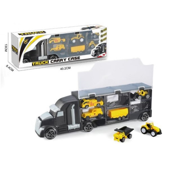 Νταλίκα Γκαράζ 40cm Free Wheels Με 6 Οχήματα