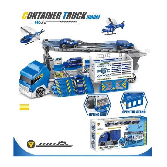 Νταλίκα Γκαράζ Αστυνομίας Με 4 Οχήματα