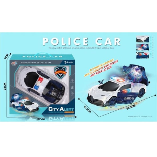 Αστυνομικό Όχημα Με Ήχο Και Φως