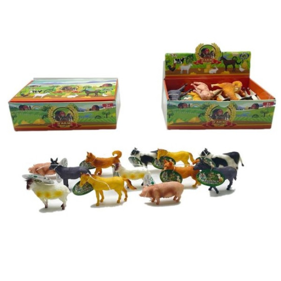 Ζωάκι Της Φάρμας 10-15cm Διάφορα Σχέδια Display 12