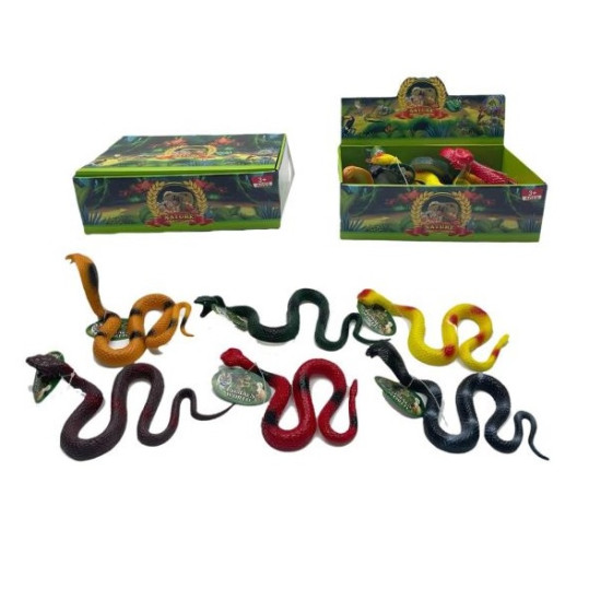 Παιχνίδι Φίδι 20cm Διάφορα Σχέδια Dislpay 6