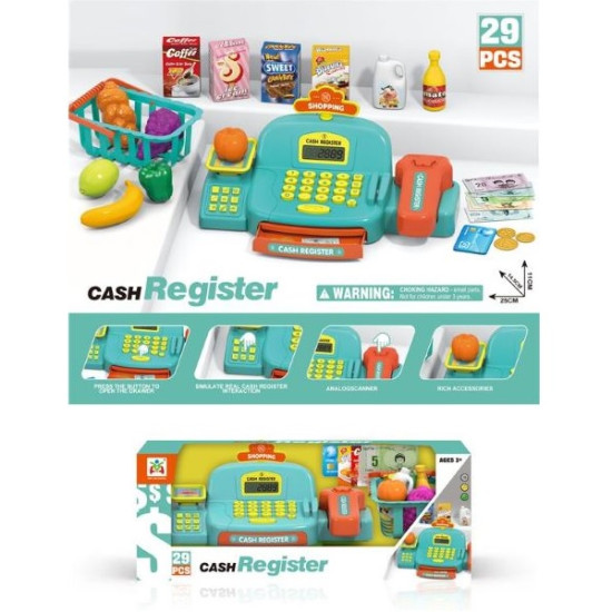 Ταμειακή Μηχανή Με Τρόφιμα, Σκάνερ, Ήχο Και Φως