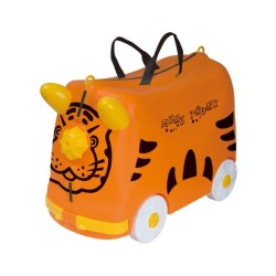 Βαλίτσα Ταξιδίου Παιδική Ride-On Τιγράκι Κίτρινη 47x23x33cm Σ4