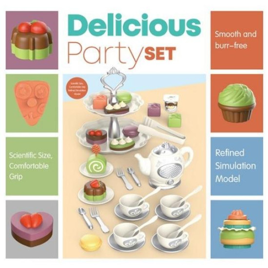 Παιχνίδι Σετ Τσαγιού Με Γλυκά, Δίσκο Σερβιρίσματος & Μουσική Σ15