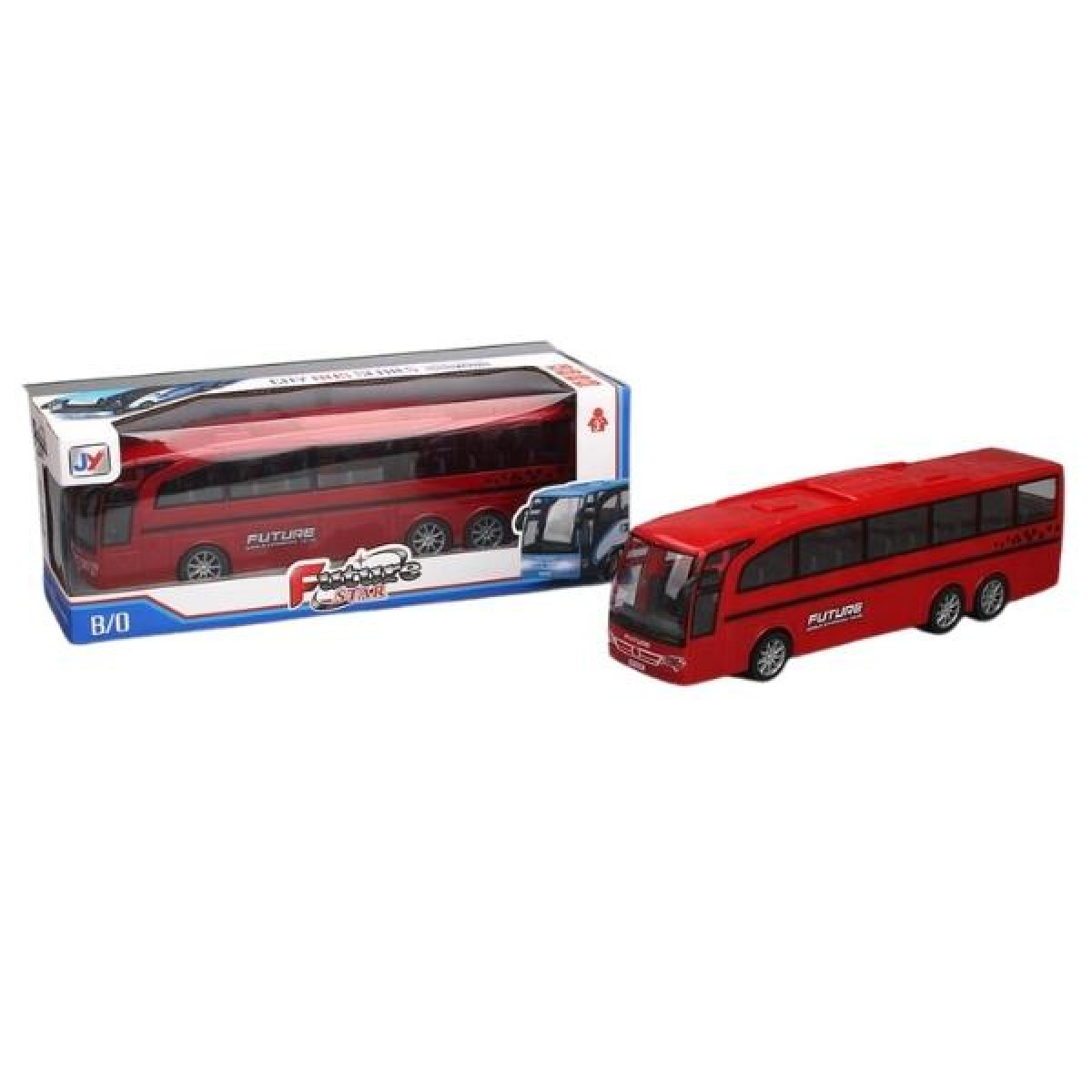 Λεωφορείο Κόκκινο 33cm Free Wheels Με Μουσική Και Φως