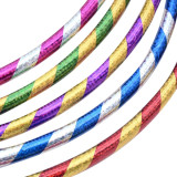Στεφάνι Hula Hoop 60cm Μεταλλιζέ Πολύχρωμο Σ10