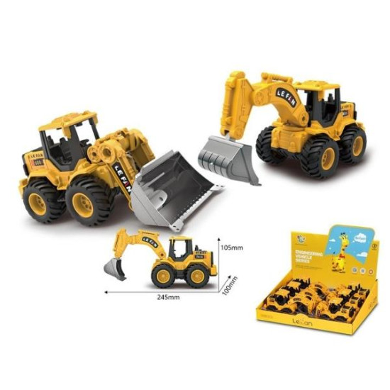 Δομικό Όχημα Μπουλντόζα - Εκσκαφέας Friction 2 Σχέδια Display 6