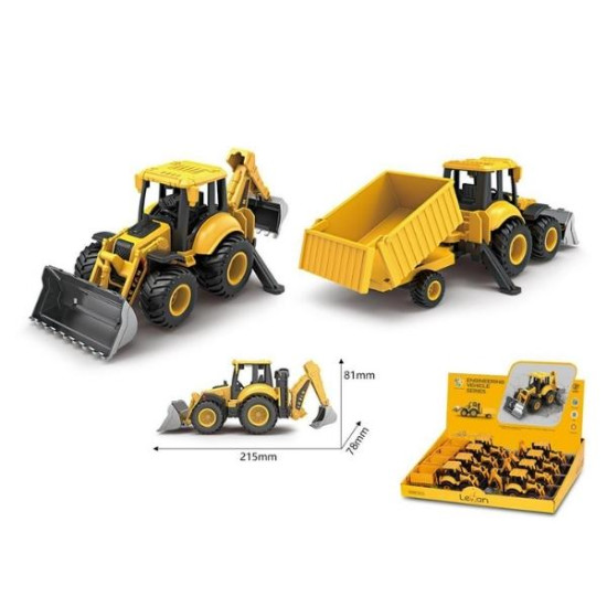 Δομικό Όχημα Φορτηγό - Εκσκαφέας Friction 2 Σχέδια Display 8