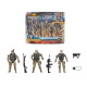Φιγούρες Στρατιώτες Με Όπλα 3τμχ 24x19,5x3cm Σ96