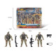 Φιγούρες Στρατιώτες Με Όπλα 3τμχ 24x19,5x3cm Σ96