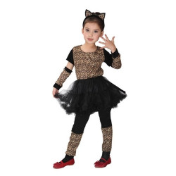 Αποκριάτικη Στολή Παιδική Λεοπάρδαλη Με Τούλινη Φούστα M (4-6)
