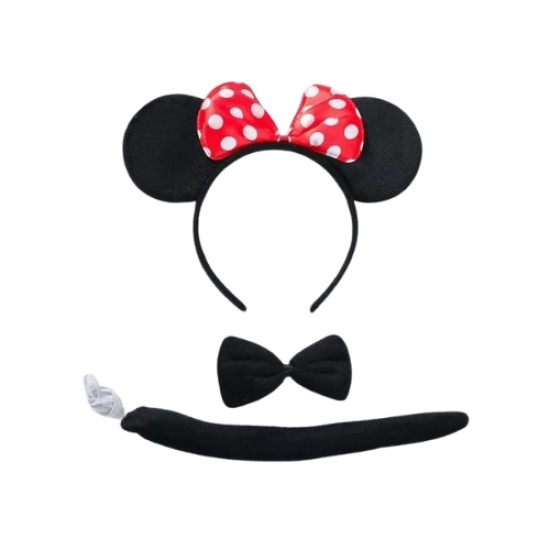 Αποκριάτικο Σετ Ποντίκι 25x20x4cm Σ12