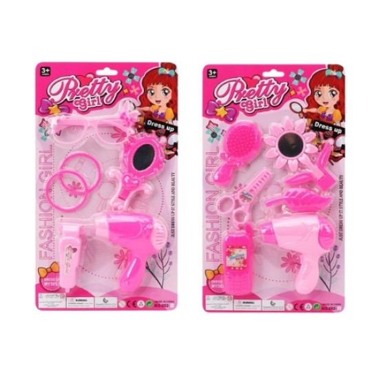 Παιχνίδι Πιστολάκι Μαλλιών Και Αξεσουάρ 2 Σχέδια 21x38x5cm Σ96