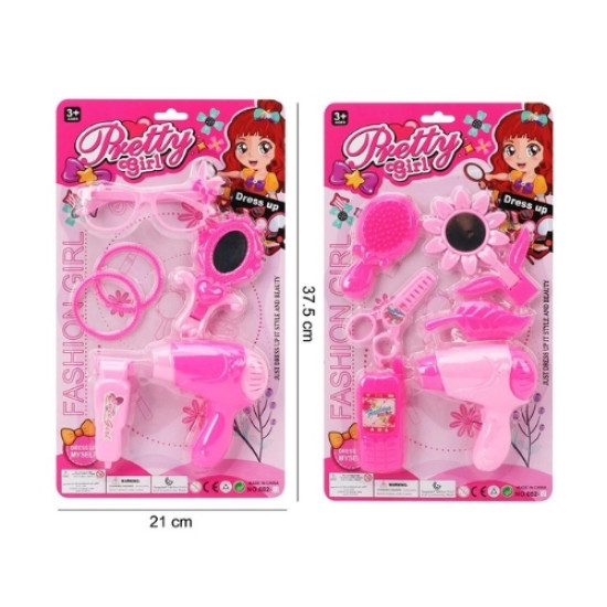 Παιχνίδι Πιστολάκι Μαλλιών Και Αξεσουάρ 2 Σχέδια 21x38x5cm Σ96