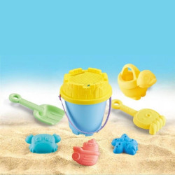 Σετ Άμμου-Θάλασας Κουβαδάκι Κάστρο 13cm Με Αξεσουάρ 7τμχ