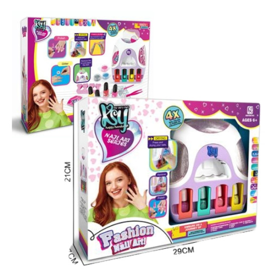 Παιδικό Σετ Μανικιούρ Με Βερνίκια Και Αξεσουάρ