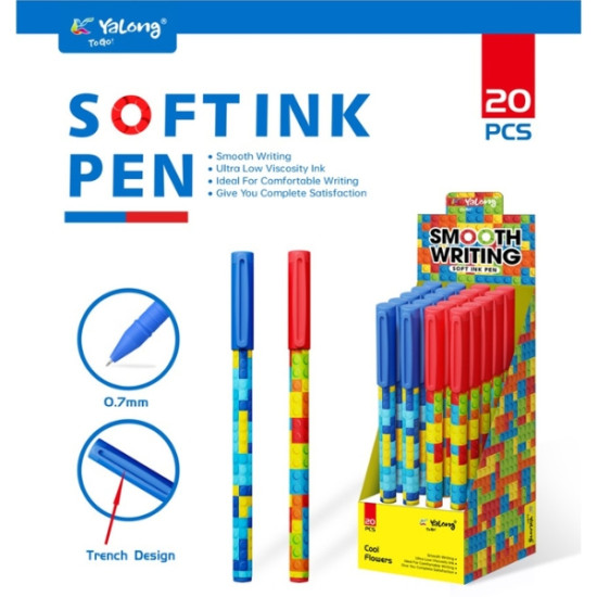 Στυλό 0,7mm 2 Χρώματα Display 20