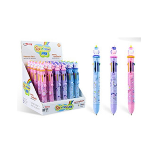 Στυλό 8 Χρωμάτων Μονόκερος 3 Χρώματα Display 30